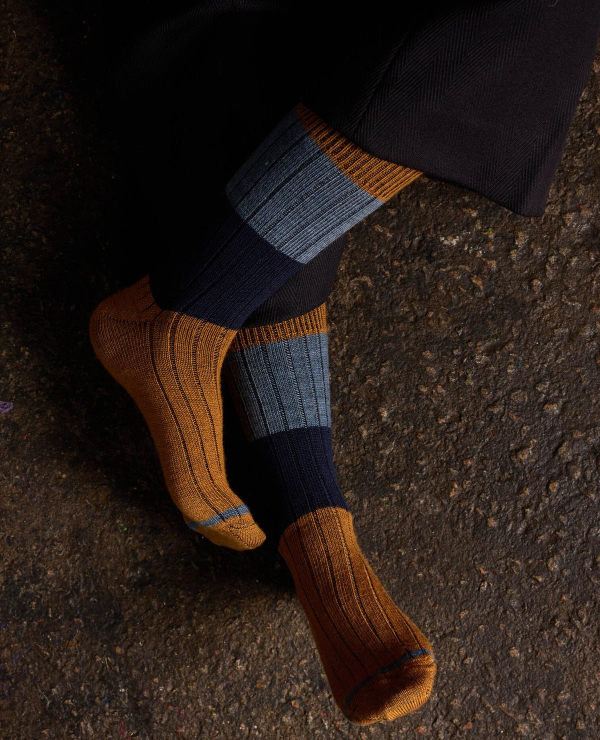 Tightology - Chunky Rib Merino Wool Socks