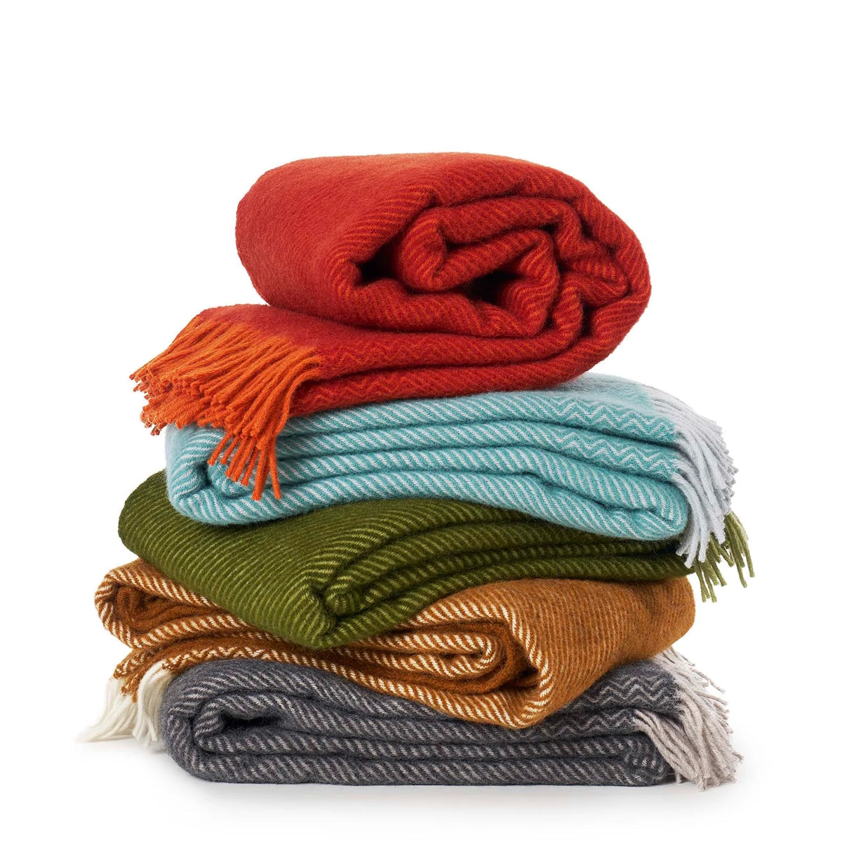 Klippan ‘Bazaar’ Eco Lambs Wool Blanket - Various Colours