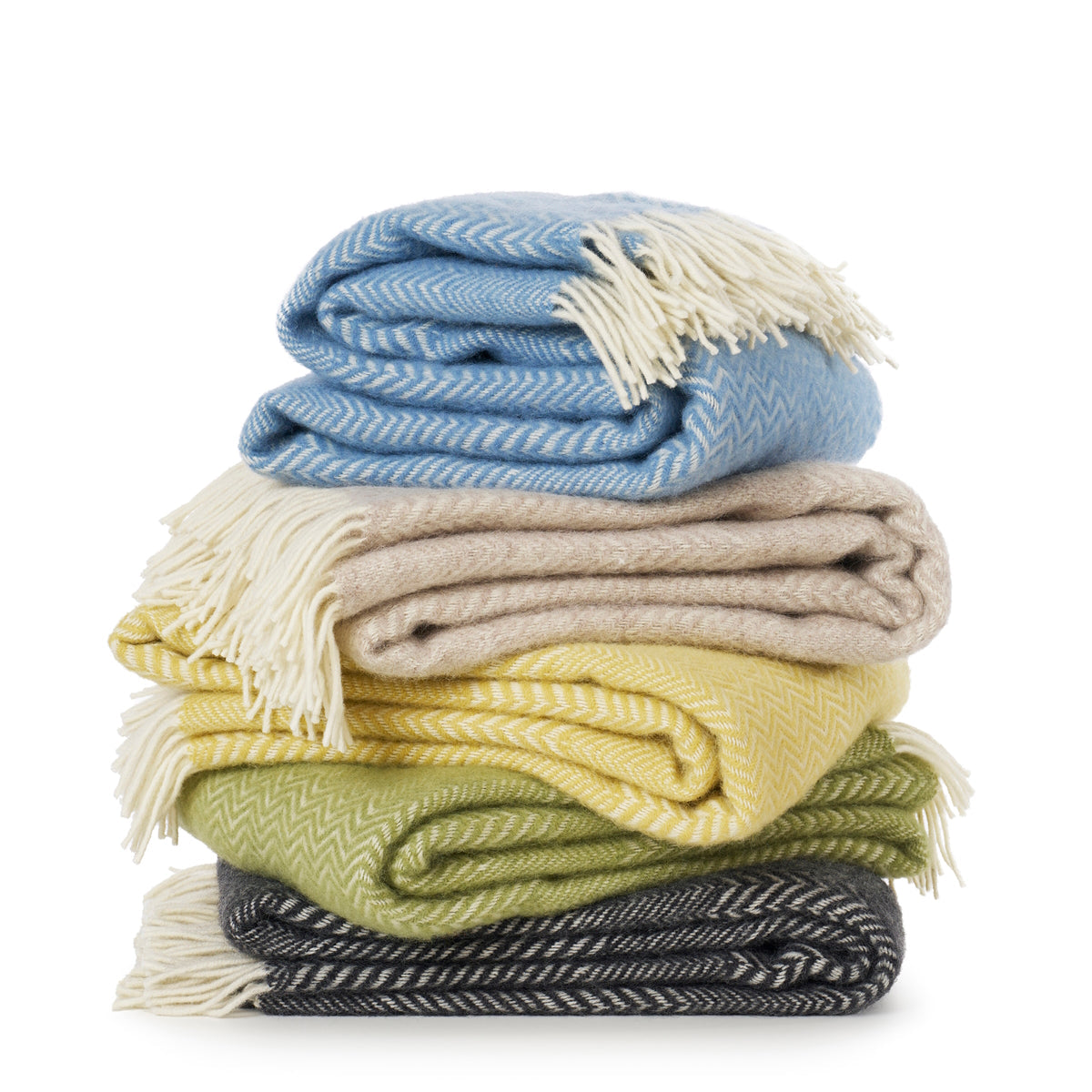 Klippan - ‘Zigzag’ Wool Blanket - Various Colours