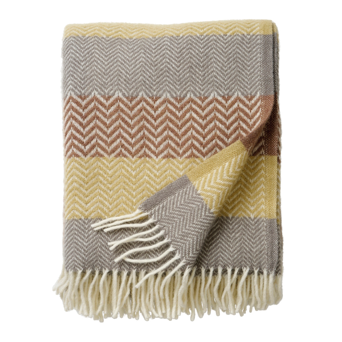 Klippan - ‘Zigzag’ Wool Blanket - Various Colours