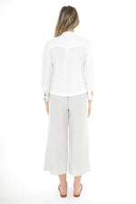 JUMP Clothing boxy Linen Jacket - White - LAST ONE - Size 10