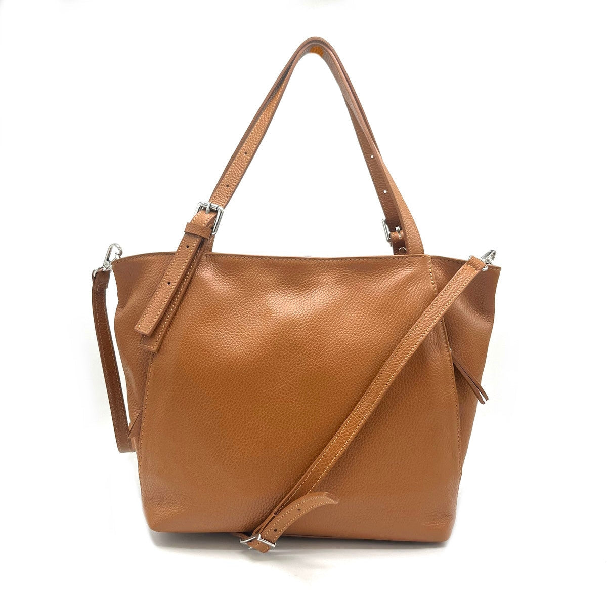 Genuine Leather Handbag Medium Size Made in Italy - Various Colours