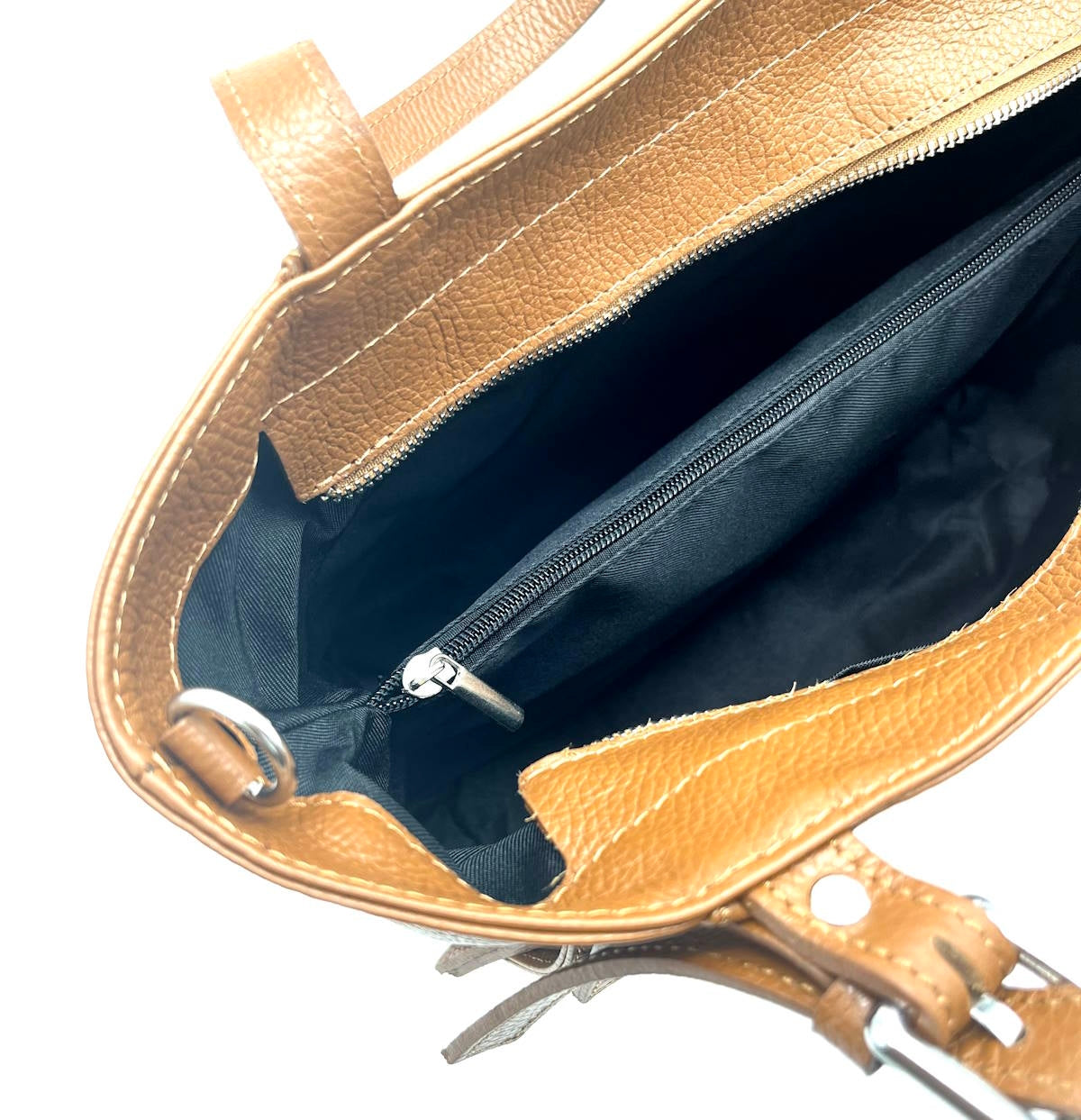 Genuine Leather Handbag Medium Size Made in Italy - Various Colours