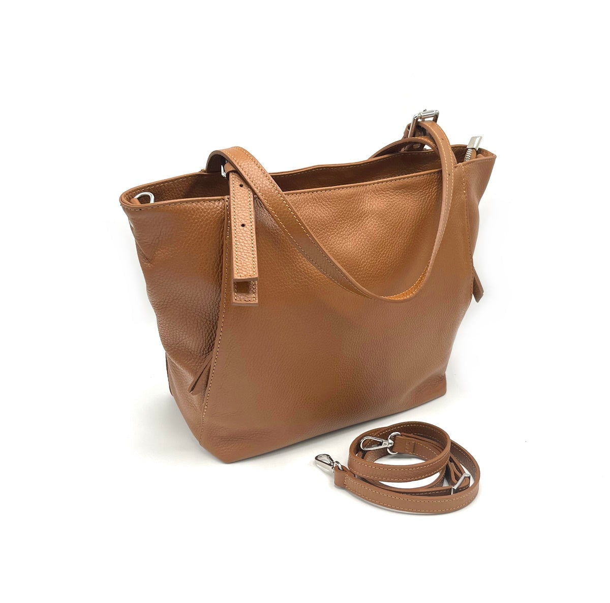 Genuine Leather Handbag Medium Size Made in Italy - Various Colours