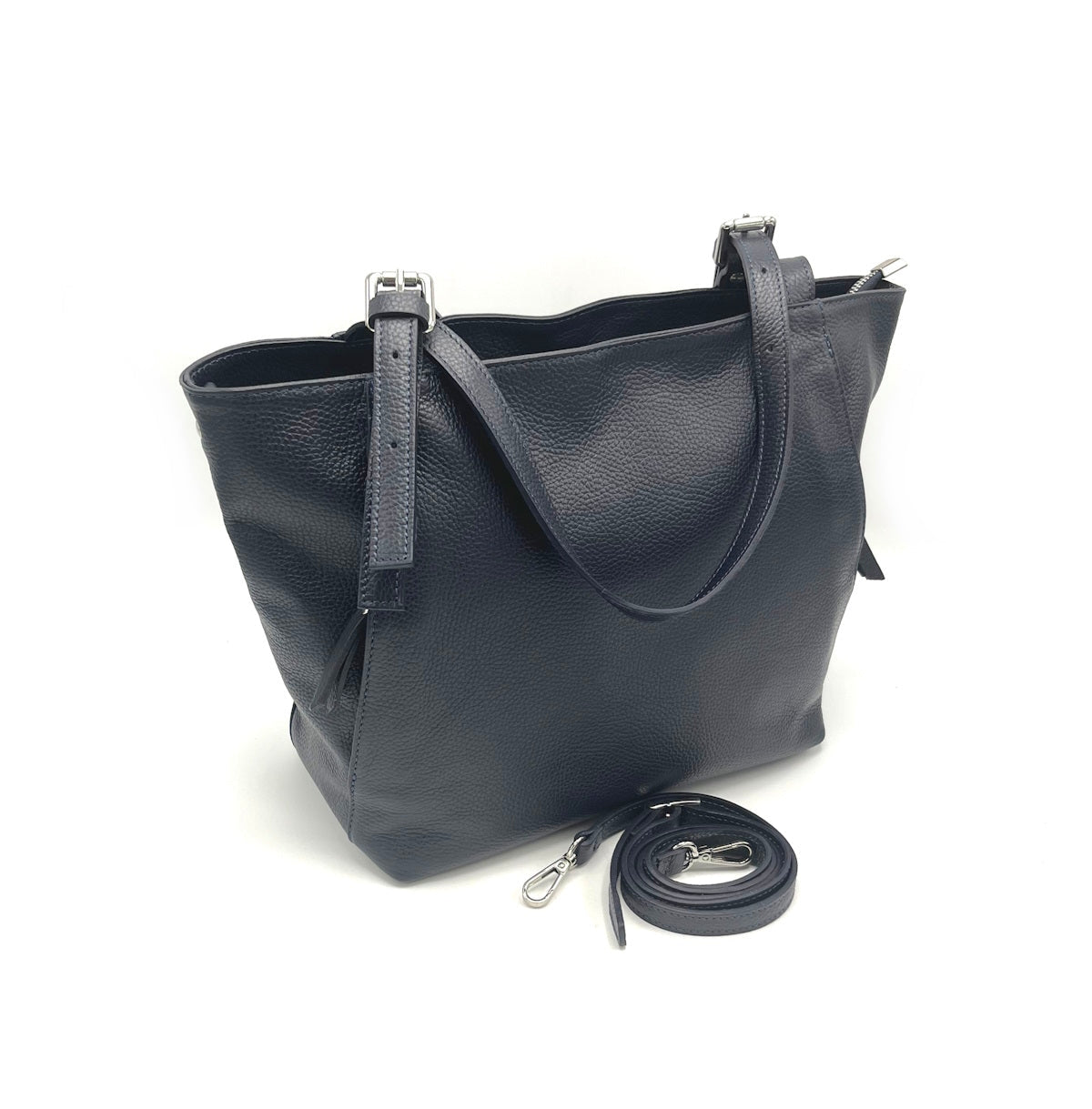 Genuine Leather Handbag Medium Size Made in Italy - Various Colours