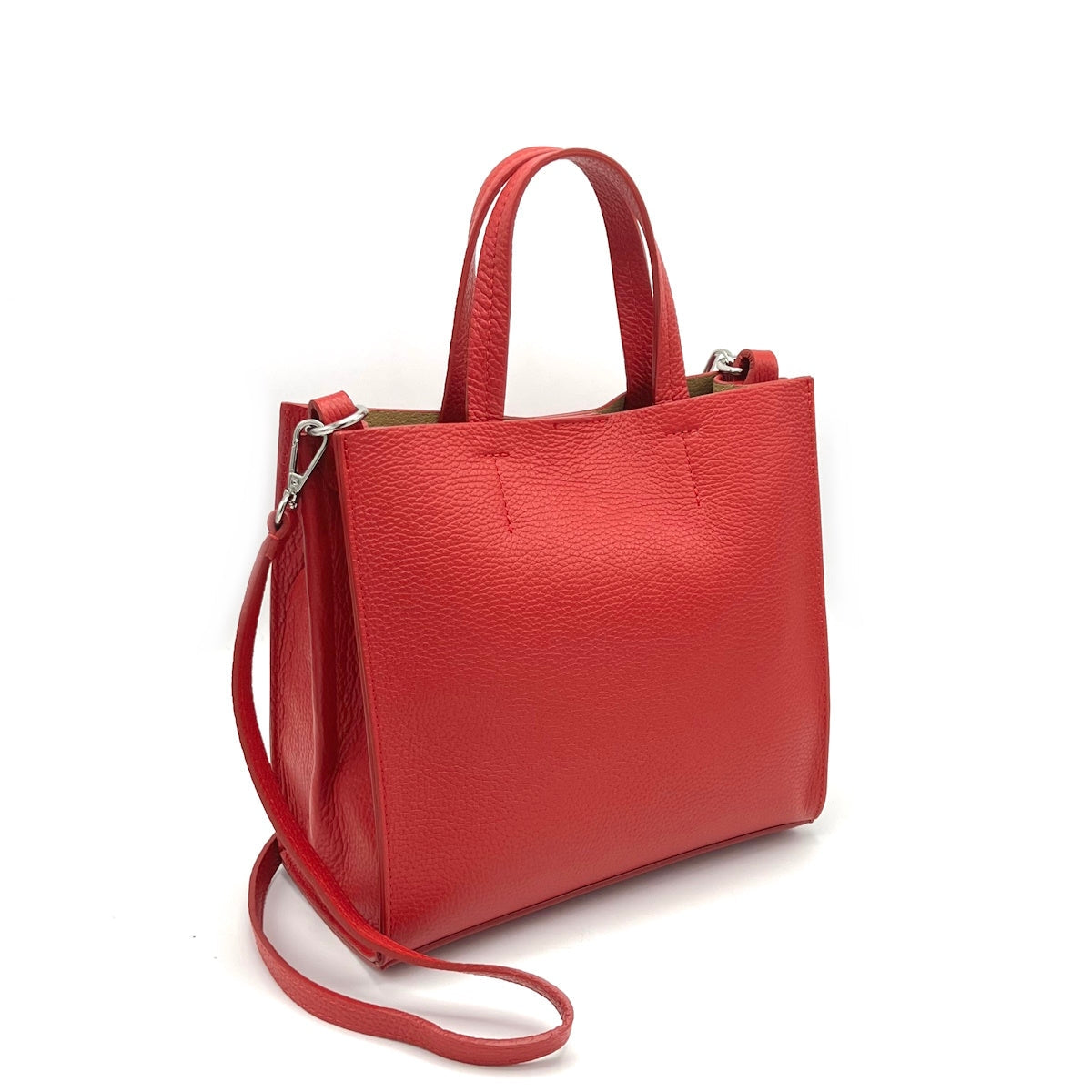 Genuine Leather Handbag Medium Size Made in Italy - Various Colours