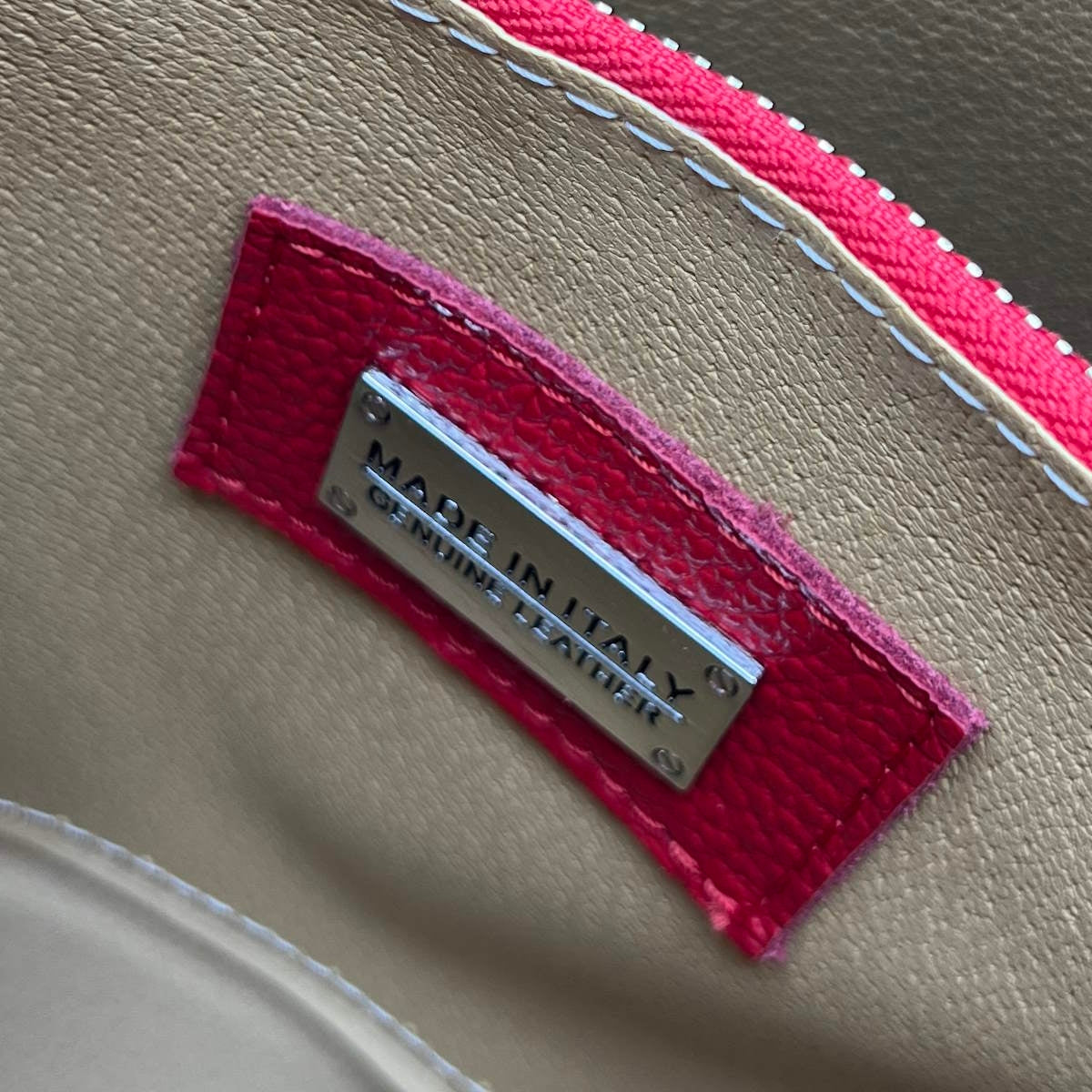 Genuine Leather Handbag Medium Size Made in Italy - Various Colours