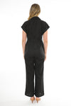 JUMP Clothing Linen Jumpsuit - Black - LAST - Size 8