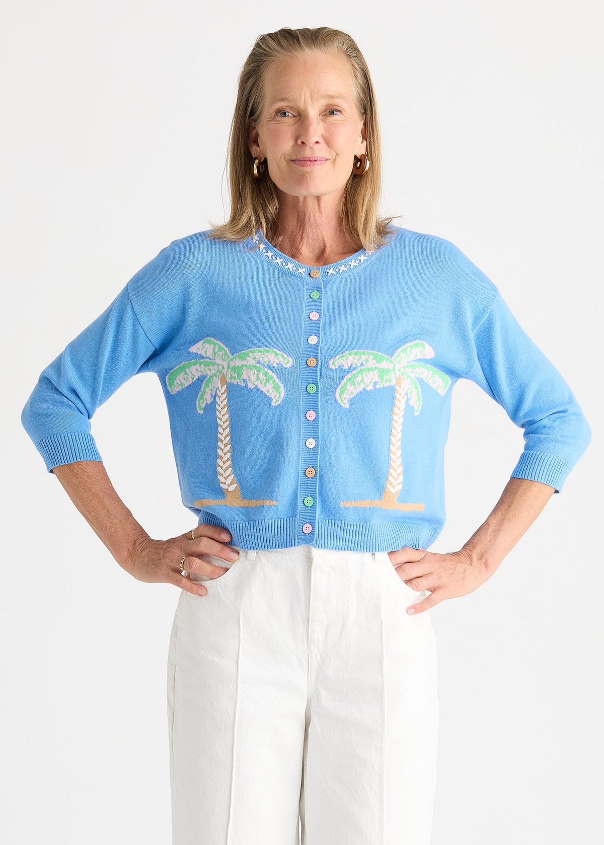 Zaket & Plover - Island - Cardi - Bluebell