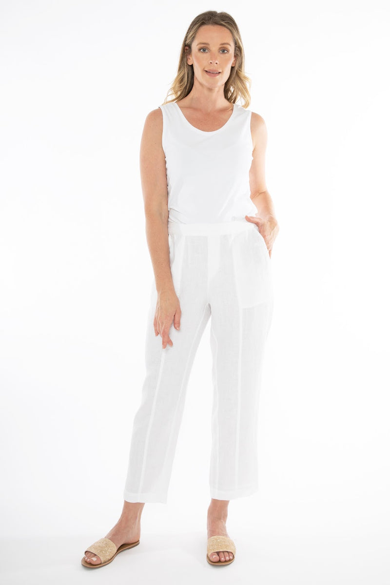 JUMP Clothing 7/8 Linen Pants - Various Colours