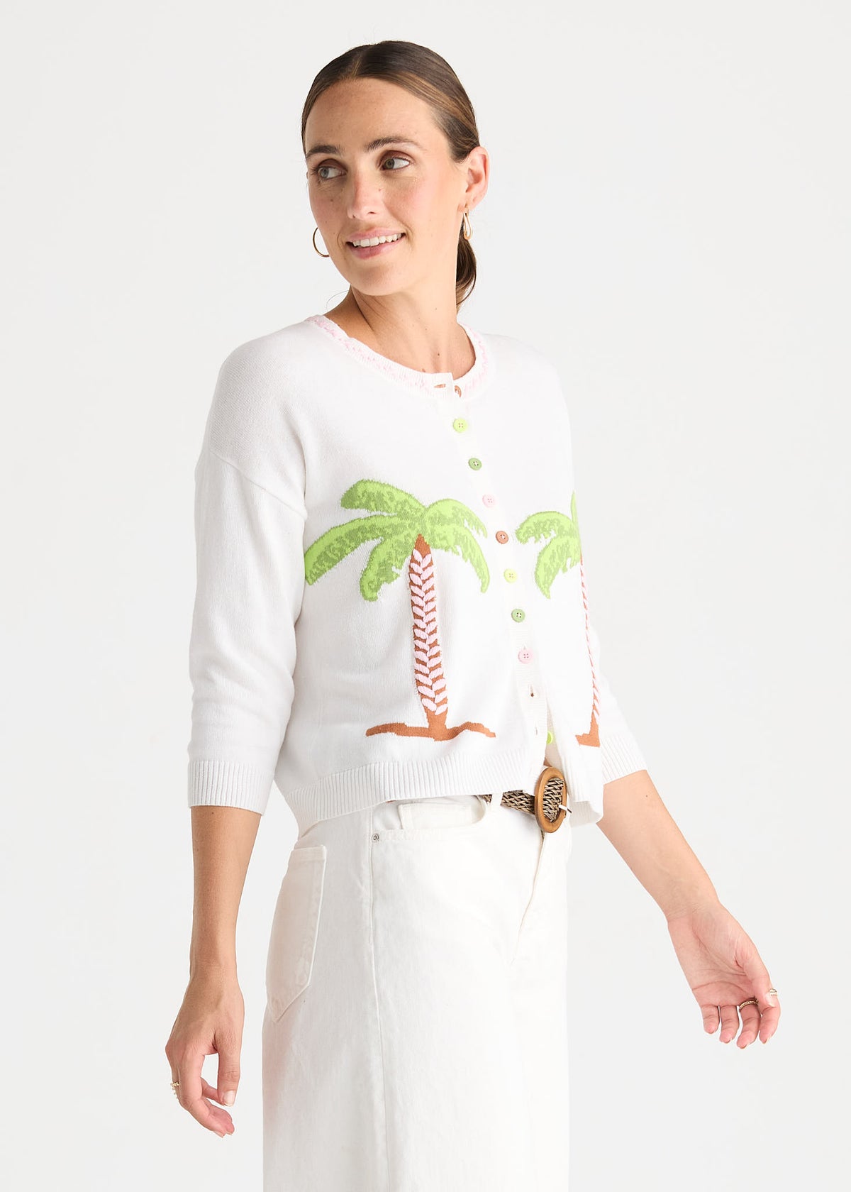 Zaket & Plover - Island - Cardi - White