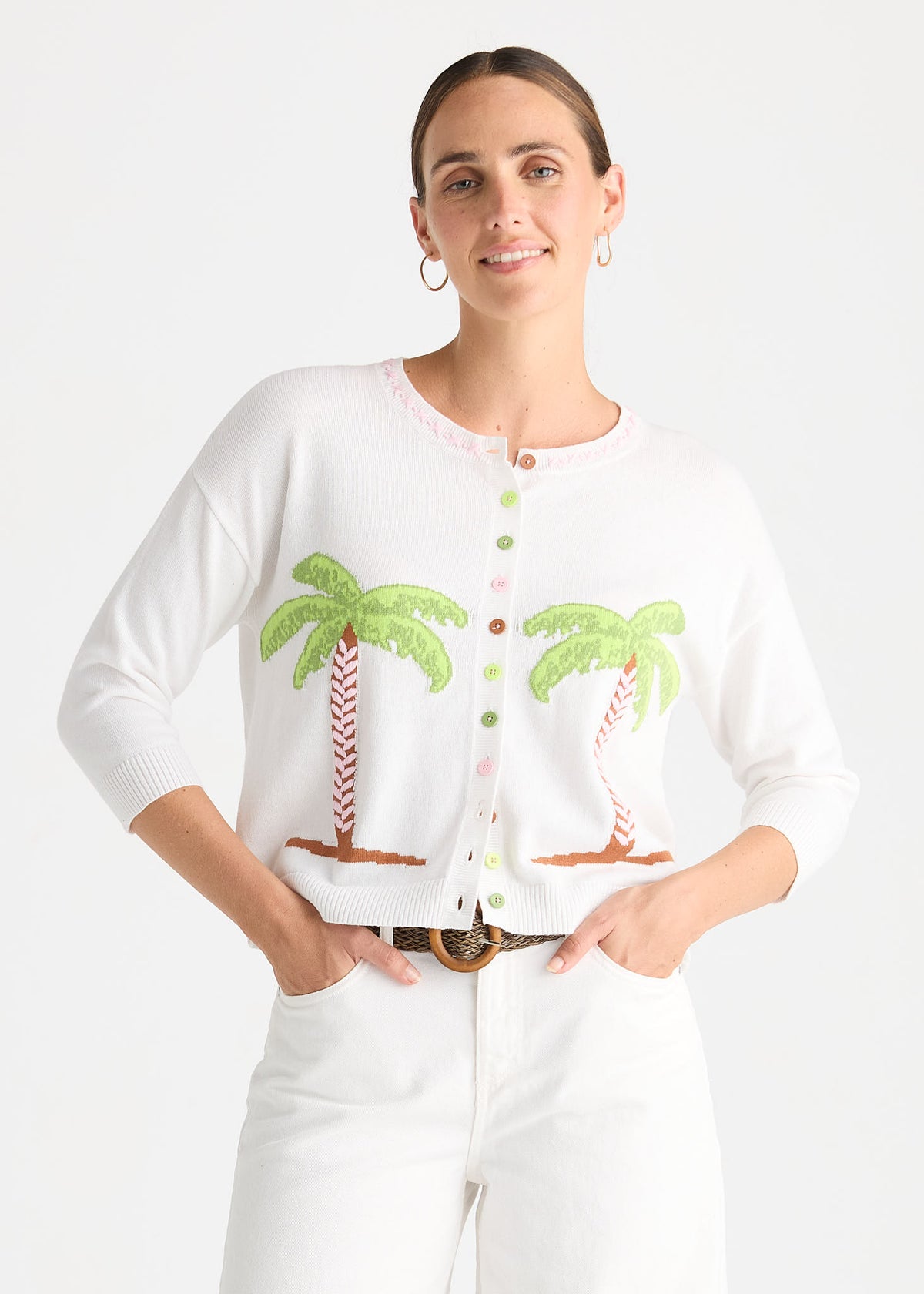 Zaket & Plover - Island - Cardi - White