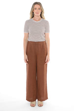 JUMP Clothing Fly Front Linen Pant - Various Colours