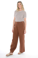 JUMP Clothing Fly Front Linen Pant - Various Colours