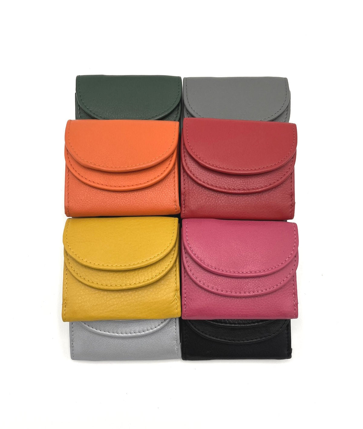 Genuine Leather Small Wallet - Various Colours