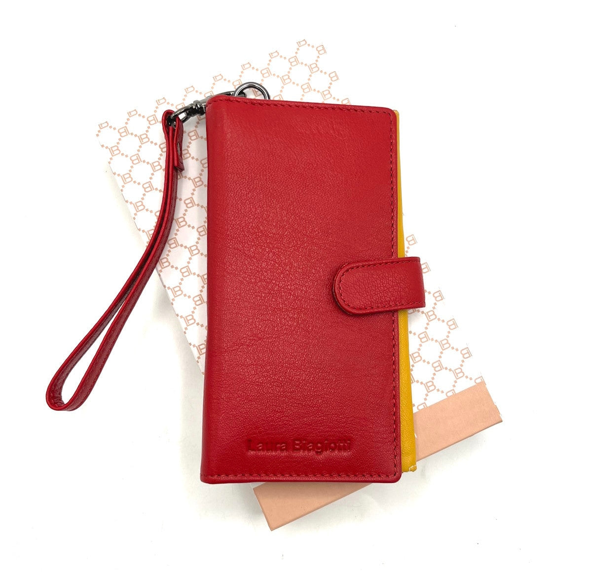 Genuine Leather  Wallet - Red