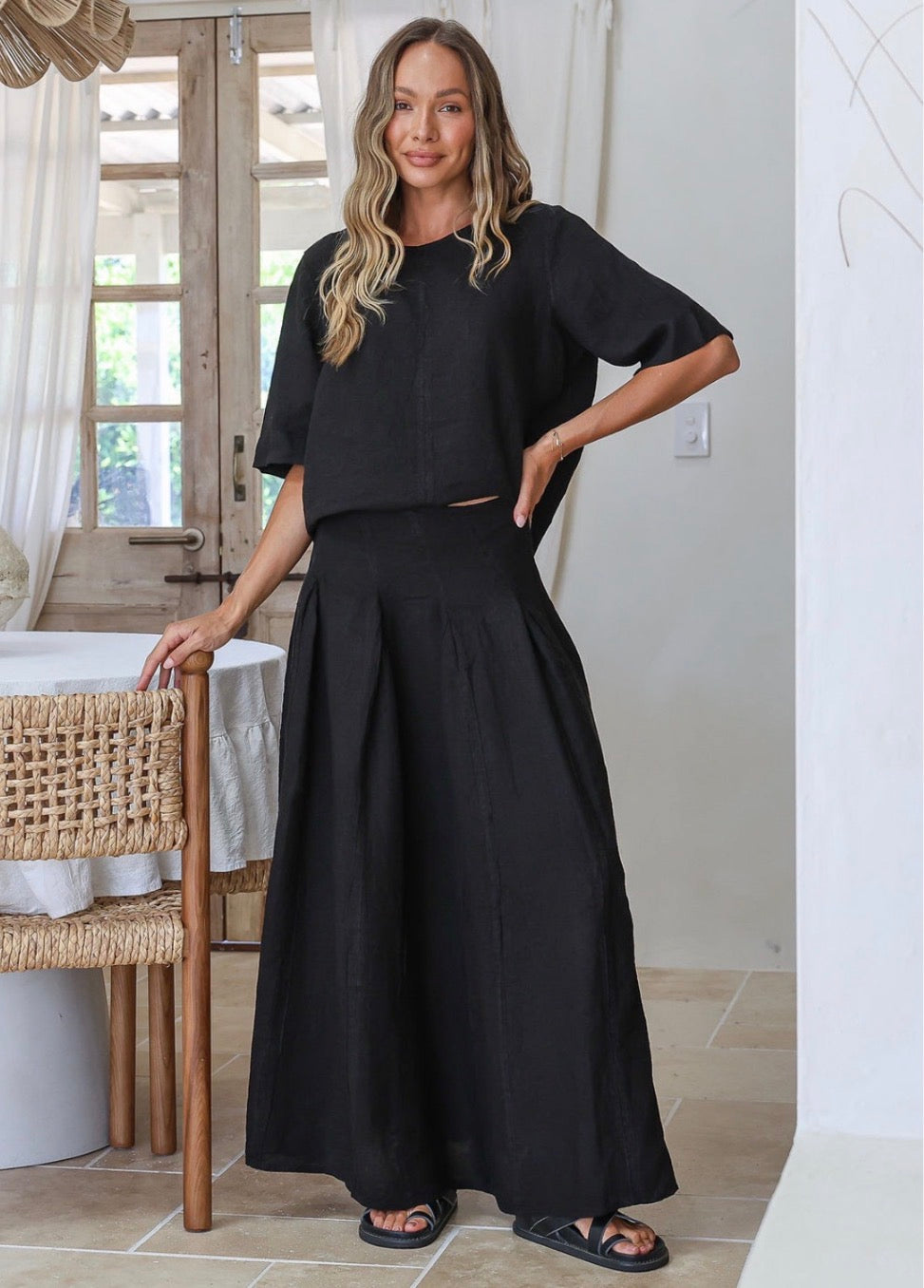 Free Angel - Oscillare - Italian Linen Skirt