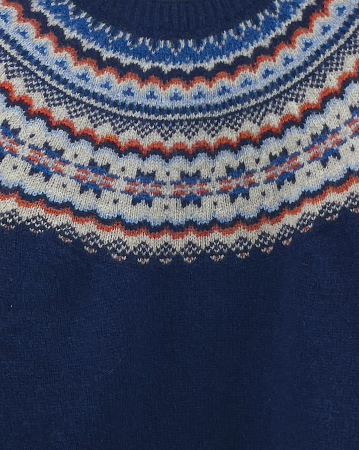 Harley of Scotland - Fair Isle Jumper - Nightsky 25