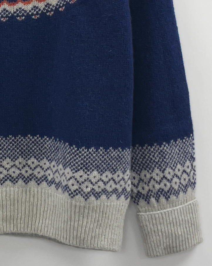 Harley of Scotland - Fair Isle Jumper - Nightsky 25