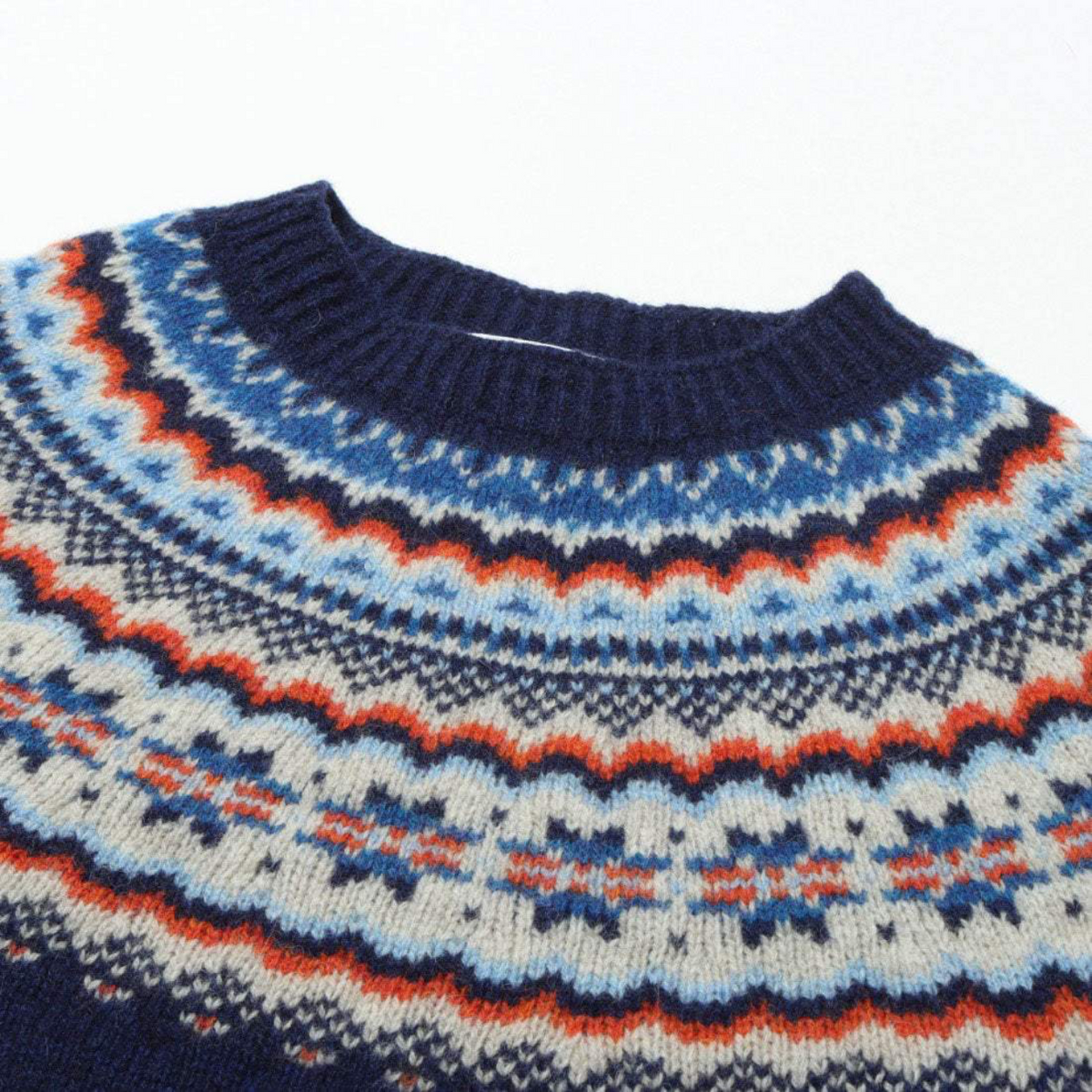 Harley of Scotland - Fair Isle Jumper - Nightsky 25