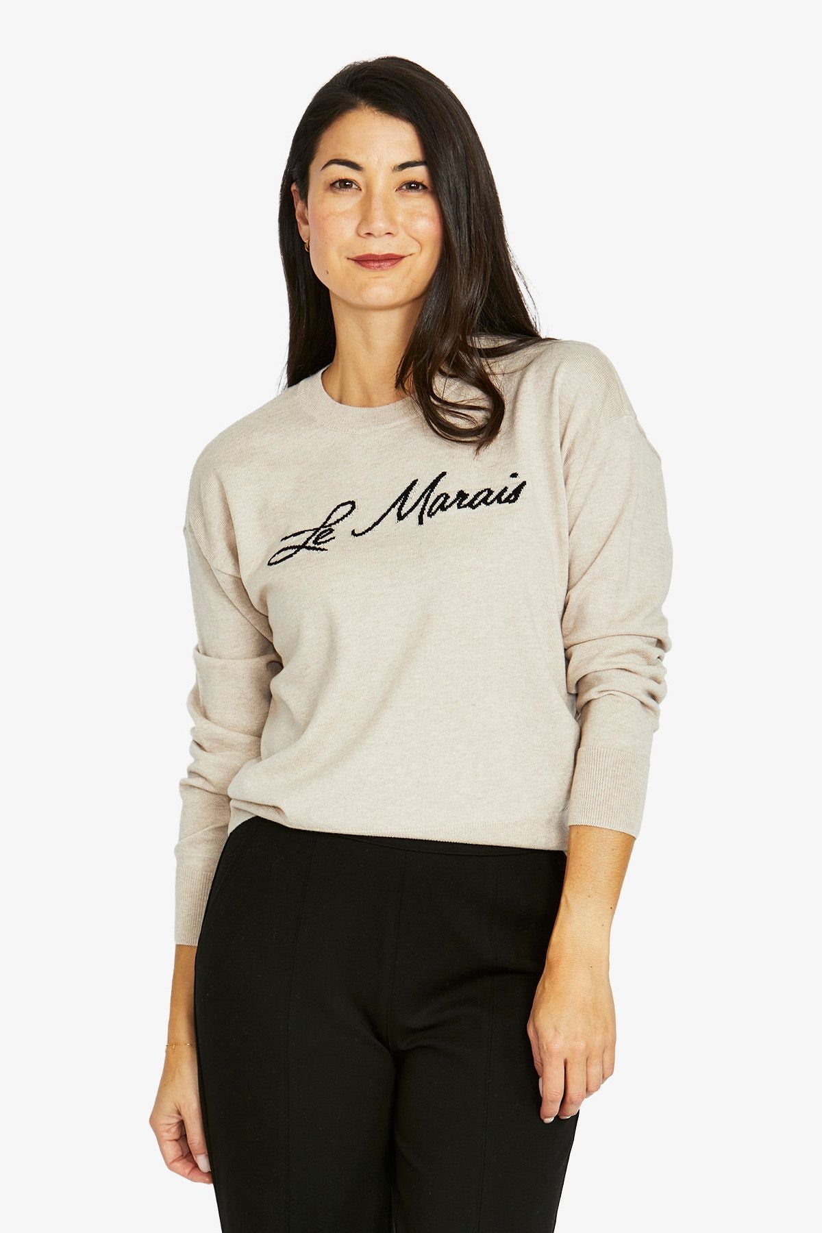 Jump Clothing Le Marais Pullover - Barley Black