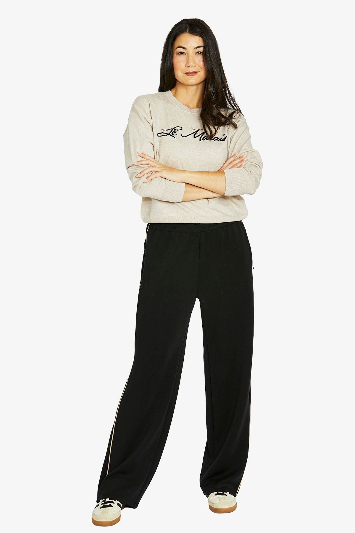 Jump Clothing Le Marais Pullover - Barley Black