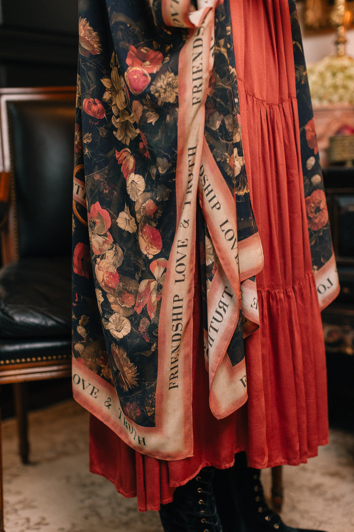 Market Of Stars - ‘Heart of Gold’ Goddess Starduster Bohemian Kimono - Sacred Heart