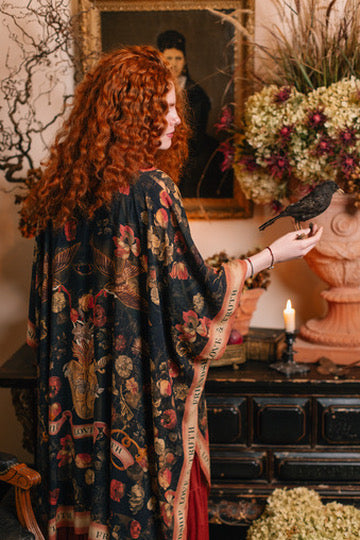 Market Of Stars - ‘Heart of Gold’ Goddess Starduster Bohemian Kimono - Sacred Heart