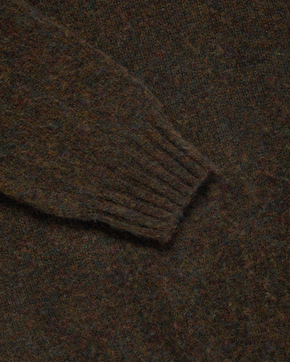 Harley of Scotland - Round Neck Shetland Sweater