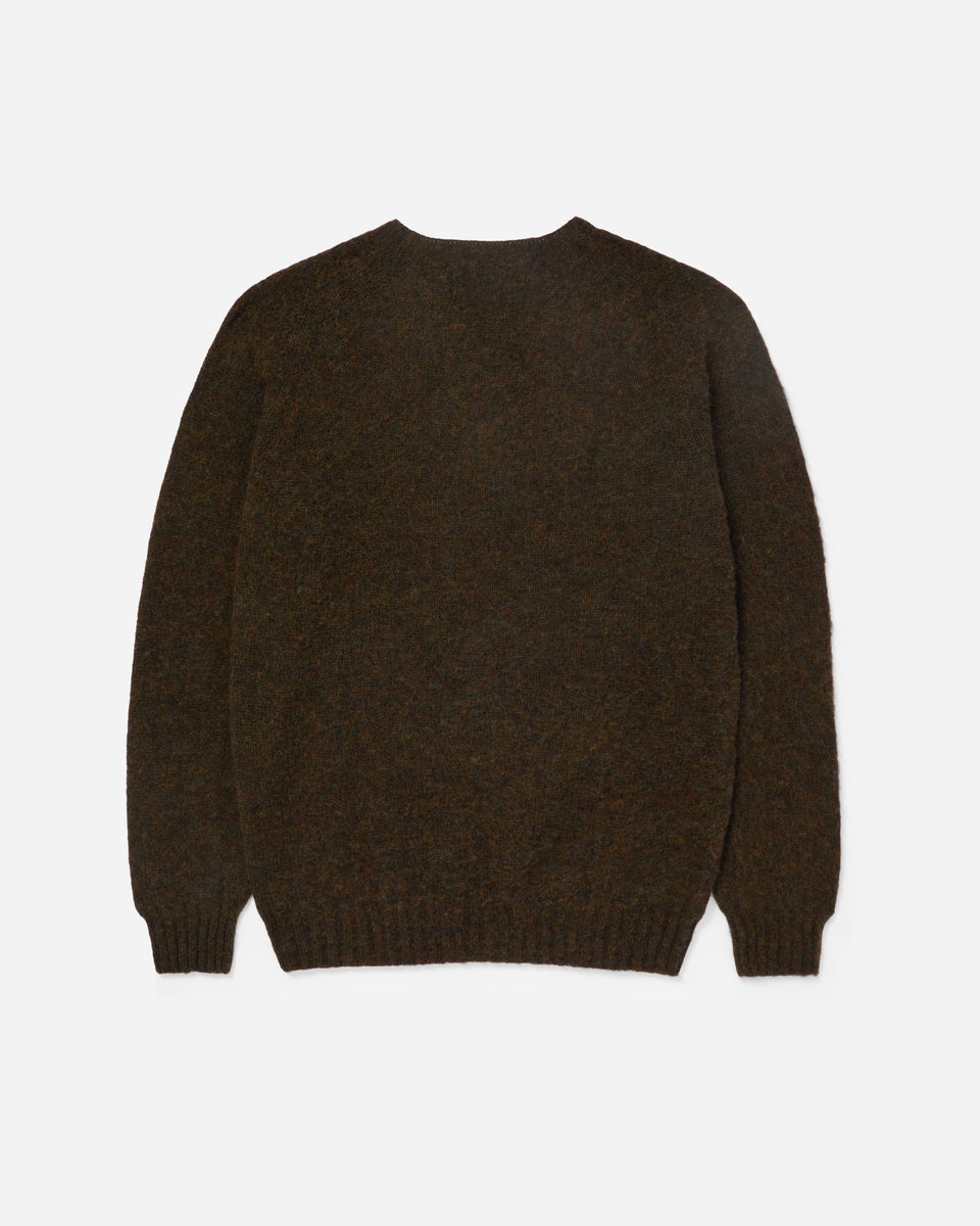 Harley of Scotland - Round Neck Shetland Sweater
