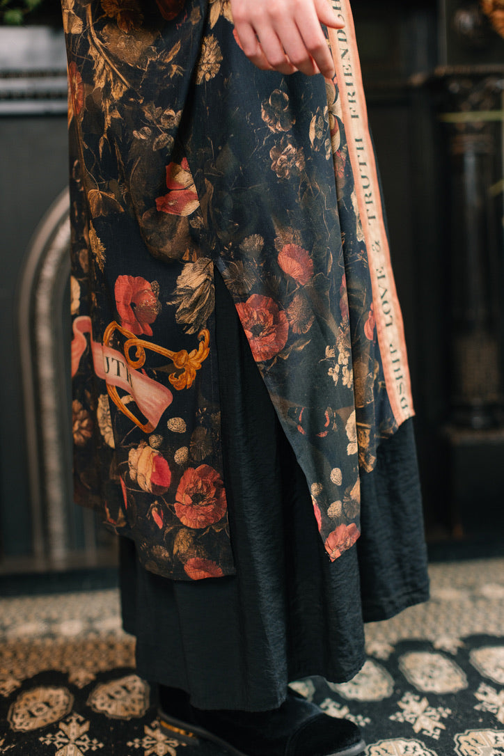 Market Of Stars - ‘Heart of Gold’ Opera Duster Kimono Coat Robe - Sacred Heart