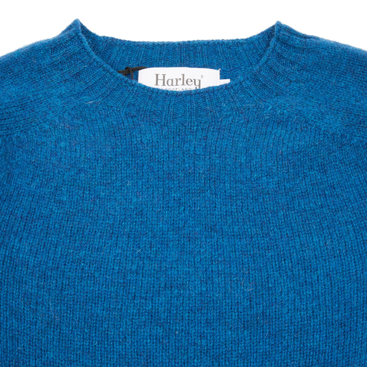 Harley of Scotland - Round Neck Shetland Sweater