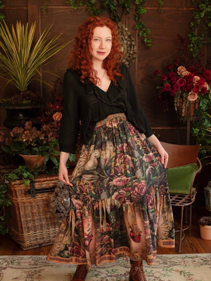Market Of Stars - Atelier Skirt  - Courage Dear Heart / Floral