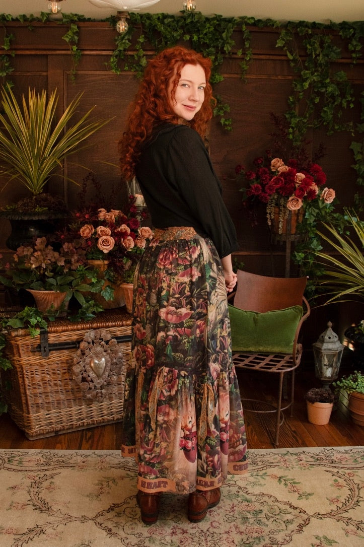 Market Of Stars - Atelier Skirt  - Courage Dear Heart / Floral