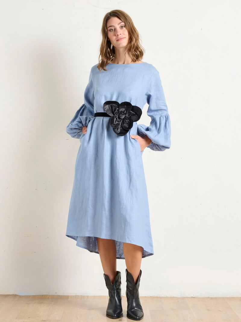 State Of Embrace ‘Falling Bell’ Dress - Allure Blue