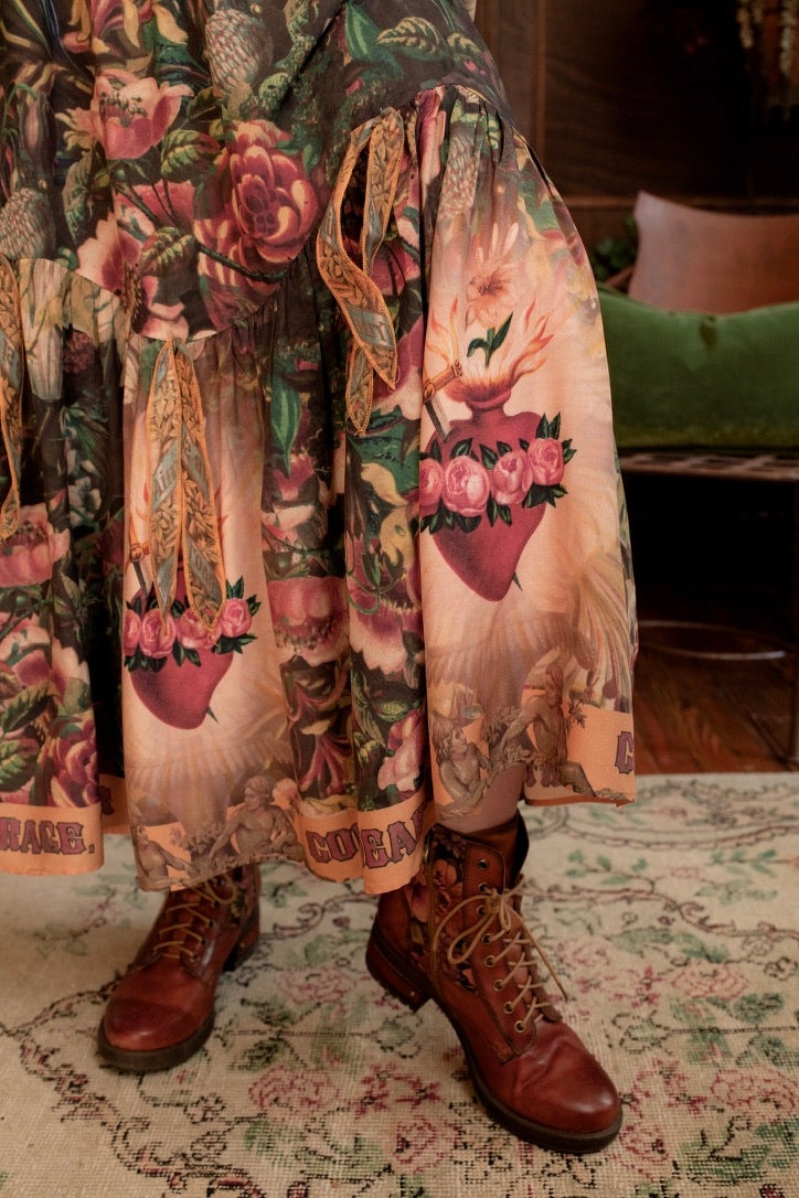 Market Of Stars - Atelier Skirt  - Courage Dear Heart / Floral
