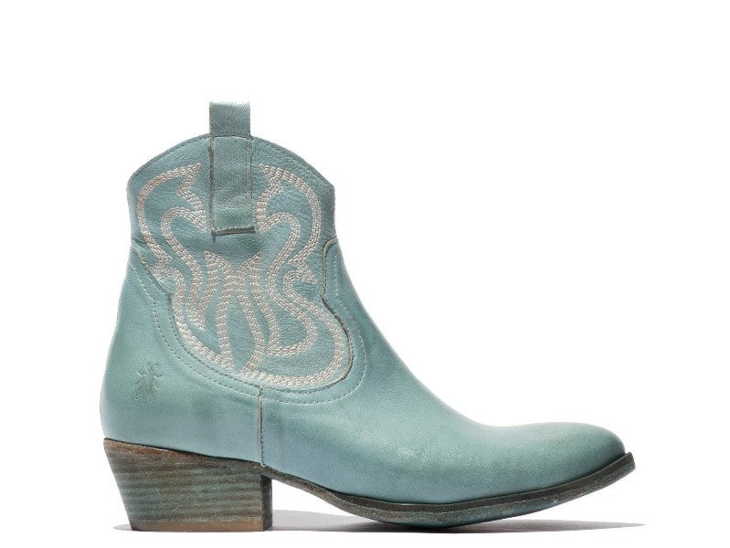 Fly London ‘Wami’ Western Boot - Sky Blue - LAST PAIR - Size 37