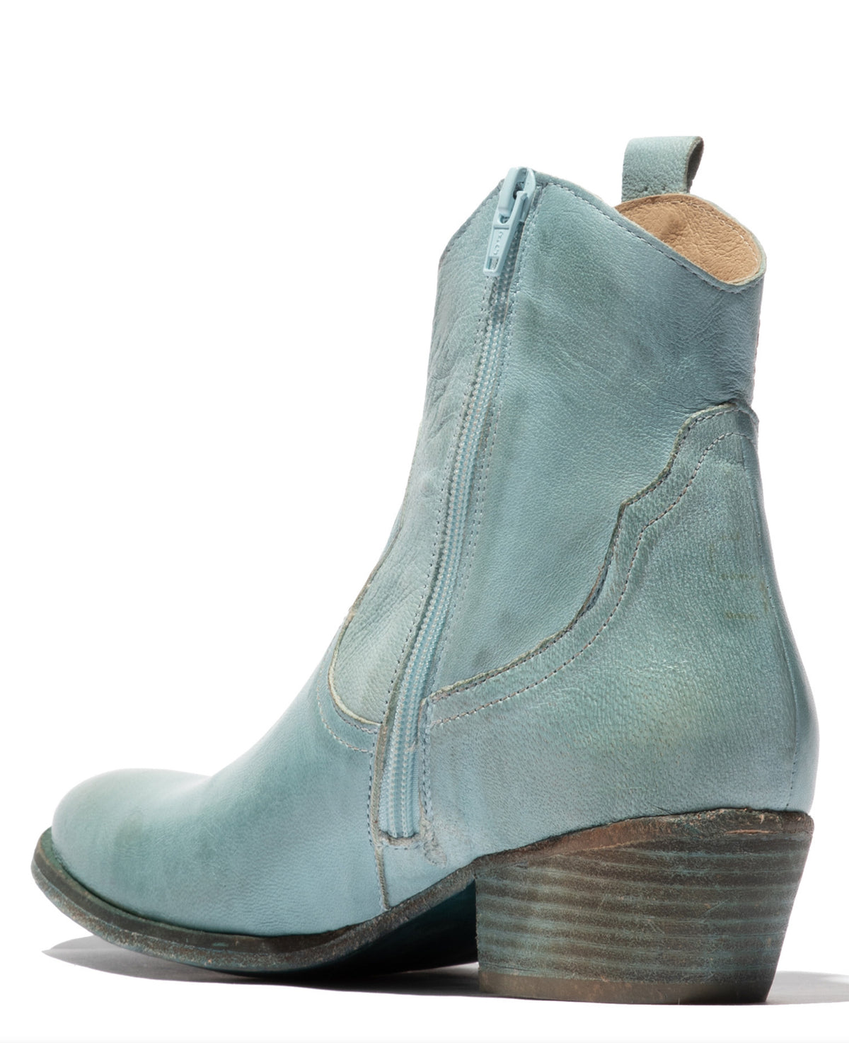 Fly London ‘Wami’ Western Boot - Sky Blue - LAST PAIR - Size 37