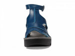 Fly London ‘Tawi’ Leather Strappy Sandal Shoes - Blue