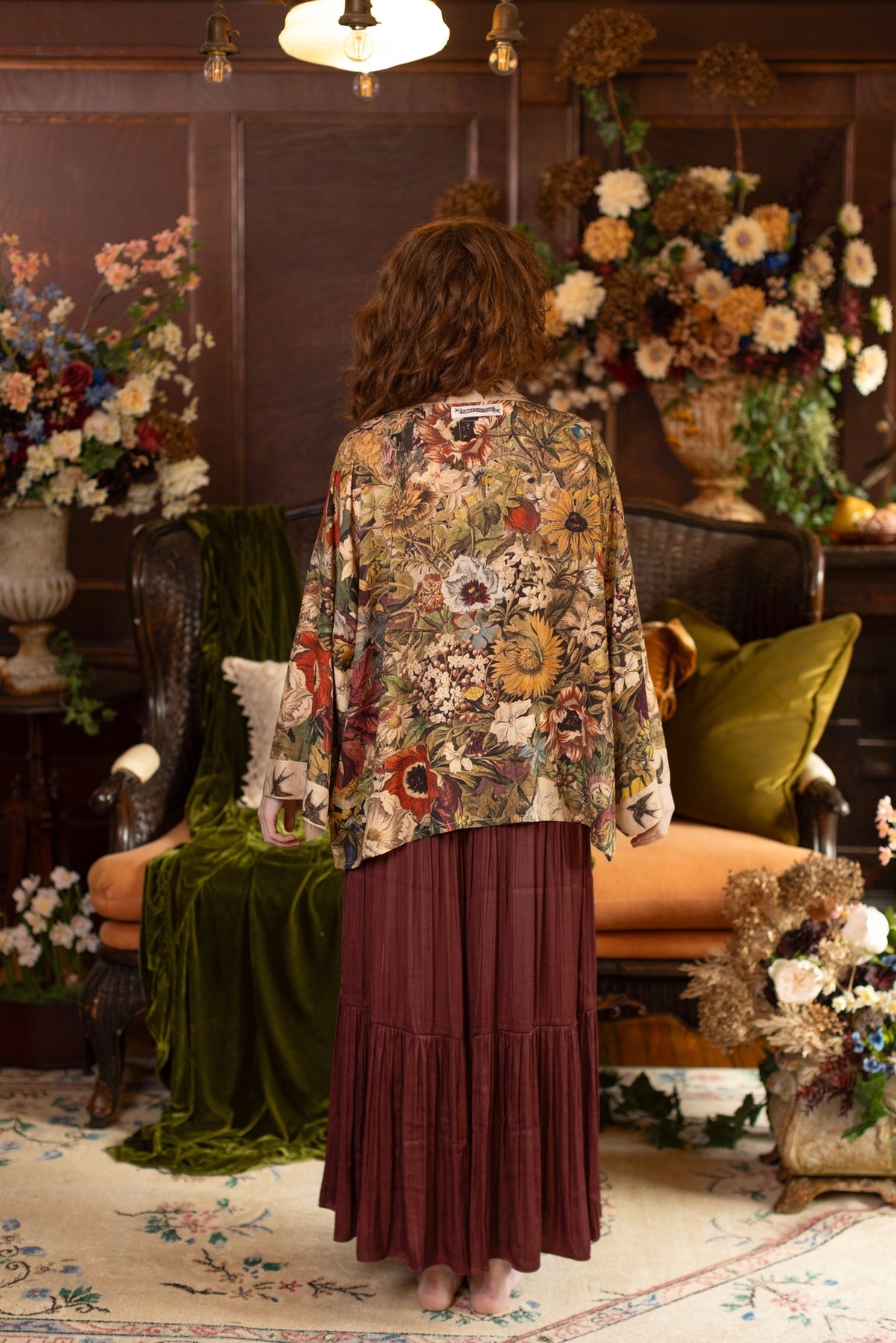 Market Of Stars - Golden Hour - Pixie Duster Crop Kimono - Florals