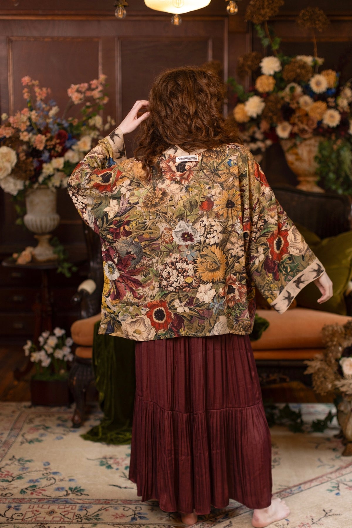 Market Of Stars - Golden Hour - Pixie Duster Crop Kimono - Florals
