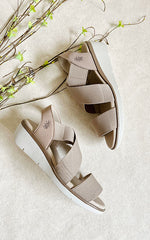 Fly London ‘Noli’ Slingback Wedge Sandal Shoes - Taupe