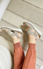 Fly London ‘Noli’ Slingback Wedge Sandal Shoes - Taupe