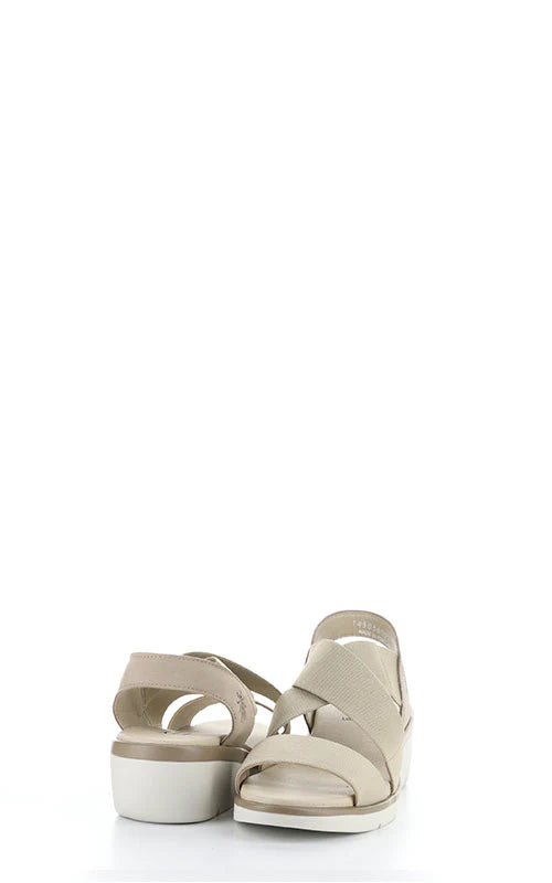 Fly London ‘Noli’ Slingback Wedge Sandal Shoes - Taupe