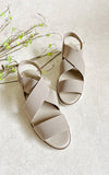 Fly London ‘Noli’ Slingback Wedge Sandal Shoes - Taupe