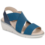 Fly London ‘Noli’ Slingback Wedge Sandal Shoes - Ocean