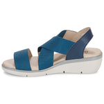 Fly London ‘Noli’ Slingback Wedge Sandal Shoes - Ocean