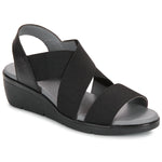 Fly London ‘Noli’ Slingback Wedge Sandal Shoes - Black