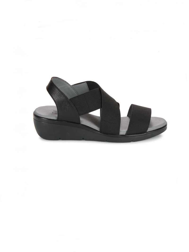 Fly London ‘Noli’ Slingback Wedge Sandal Shoes - Black