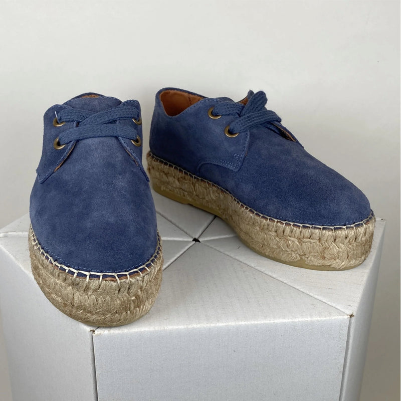 Fly London ‘Peth’ Platform Shoes - Jeans Blue